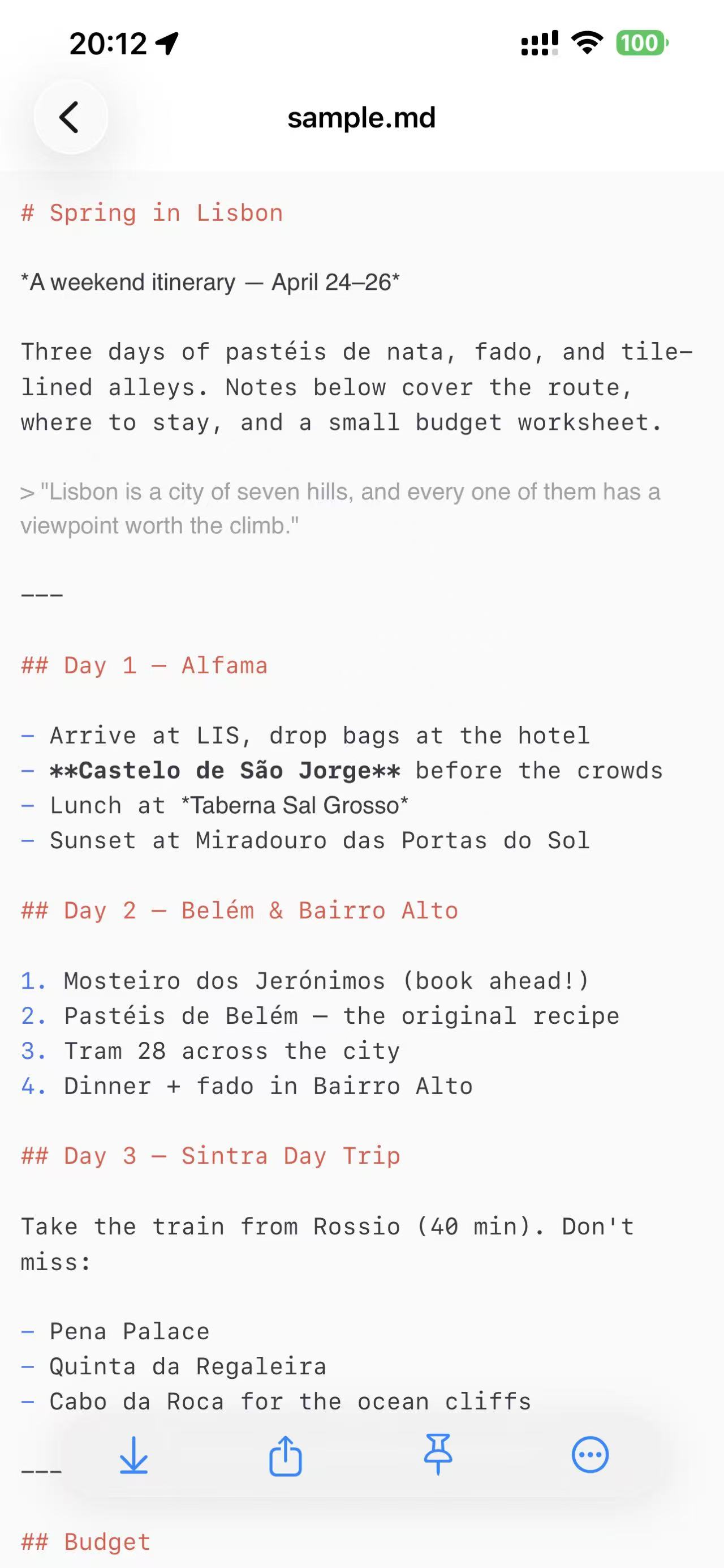 Preview files in place