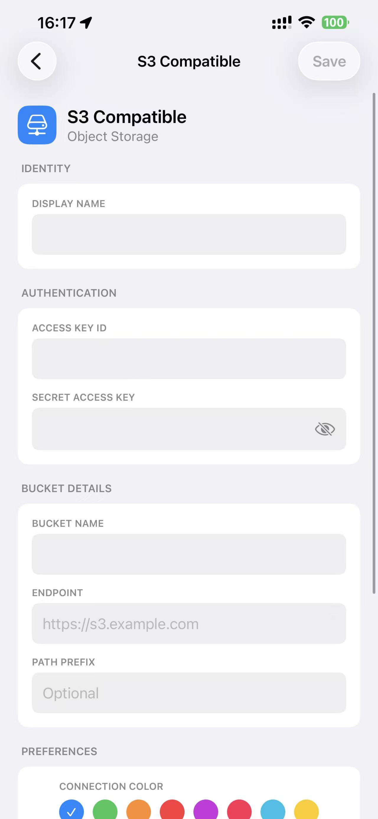Configure provider and credentials